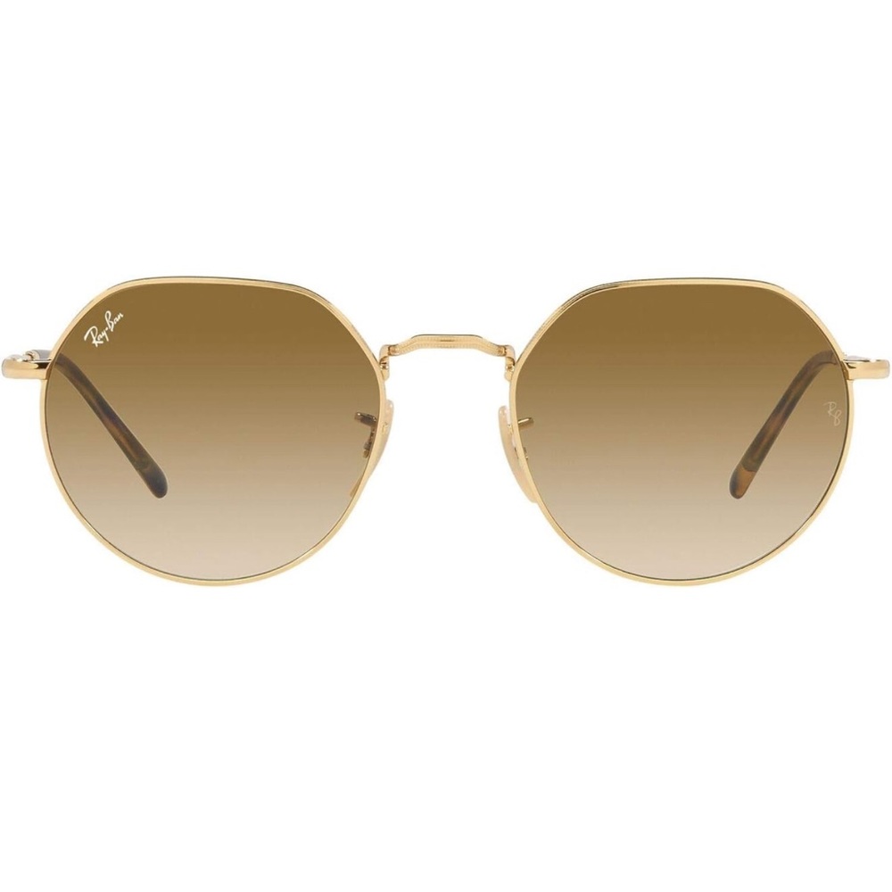 Ray Ban gold Jack sunglasses. Worn once